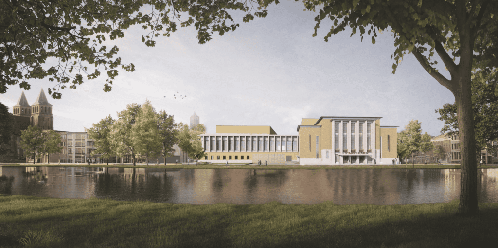 Arnhem presenteert toekomstbestendig Stadstheater in groene Stadsoase
