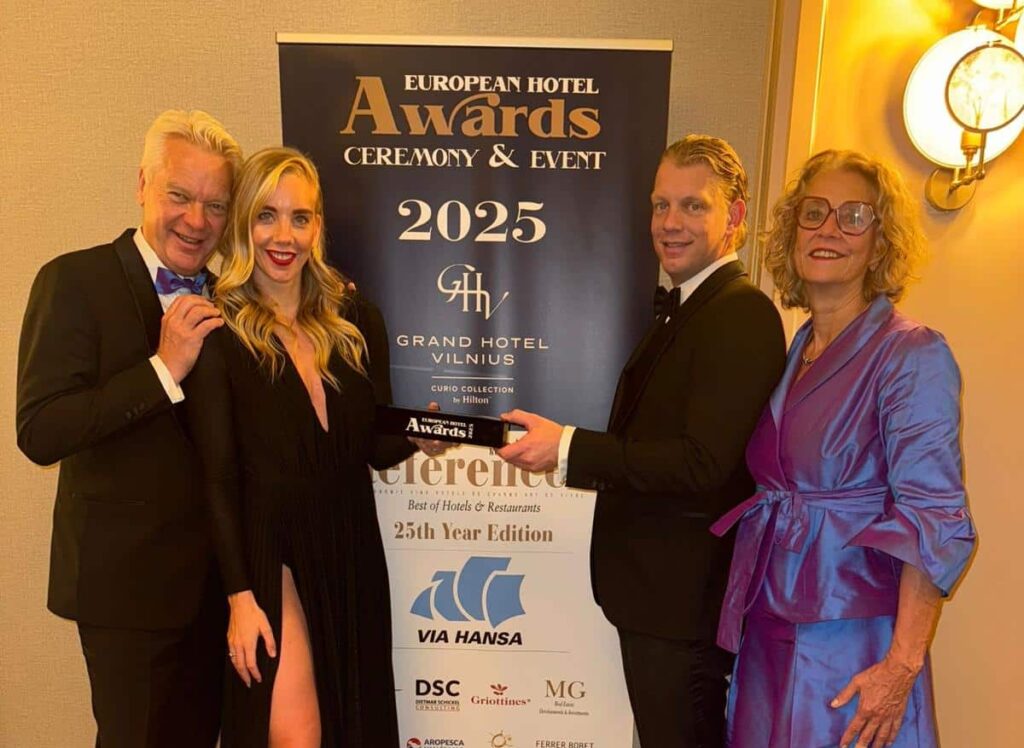 Landgoed Groot Warnsborn uitgeroepen tot Estate of the Year tijdens de European Hotel Awards 2025
