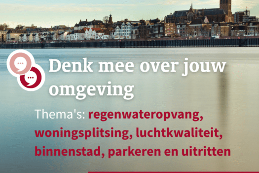 Denk mee over regels in uw leefomgeving – Gemeente Nijmegen nodigt inwoners uit voor inloopbijeenkomst omgevingsplan